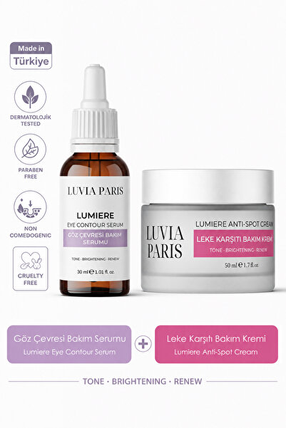 Luvia Paris Yaşlanma Karşıtı & Leke Karşıtı Bakım Seti