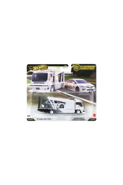 HOT WHEELS Team Transport Honda Civic Type-R FD2 + Kousoku Hauler Model de ma...