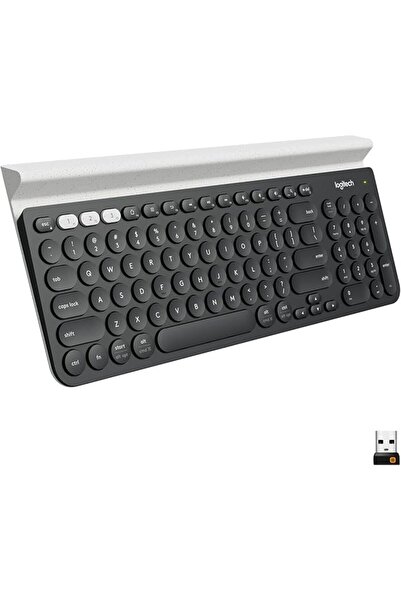 logitech g1 لوحة مفاتيح لاسلكية متعددة الأجهزة من لوجيتك K780 لنظام ويندوز، أ...