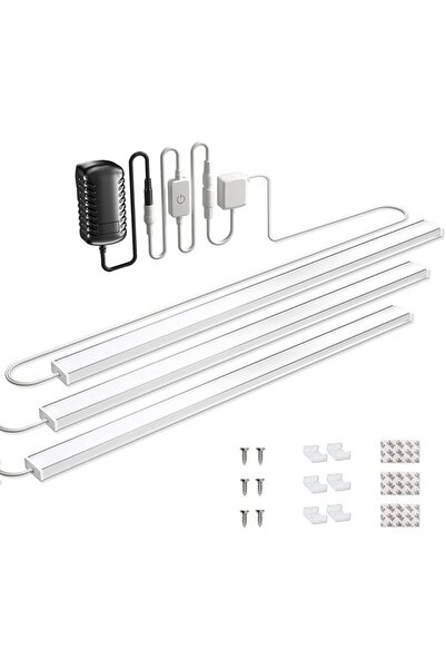Bonlux Dimmable LED Under Cabinet Strip Light Mains 12V DC Cool White 6000K L...