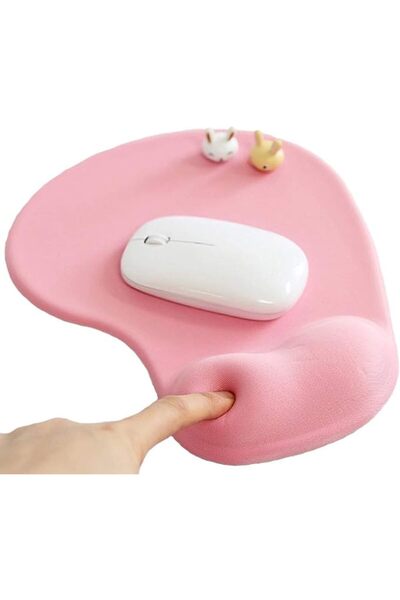 Demontex Office Mousepad with Gel Wrist Support - Ergonomic Gaming Desktop Mo...