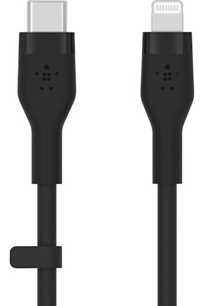 Belkin BoostCharge Flex Καλώδιο USB-C σε Lightning 15W Μαύρο 2μ (CAA009bt2MBK)