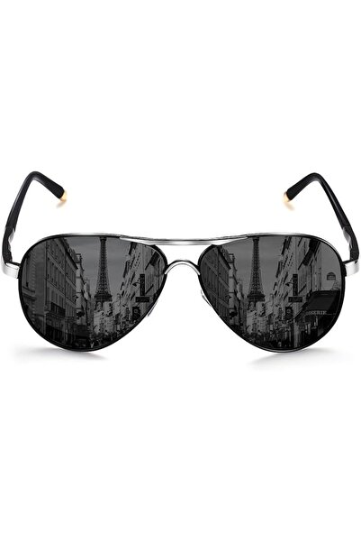 GENERAL ROCKNIGHT Polarized Aviator Sunglasses for Men Women Metal Flat Top S...