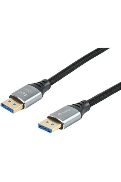 EQUIP Καλώδιο DisplayPort αρσενικό - DisplayPort αρσενικό 2.1μ Μαύρο (119283)