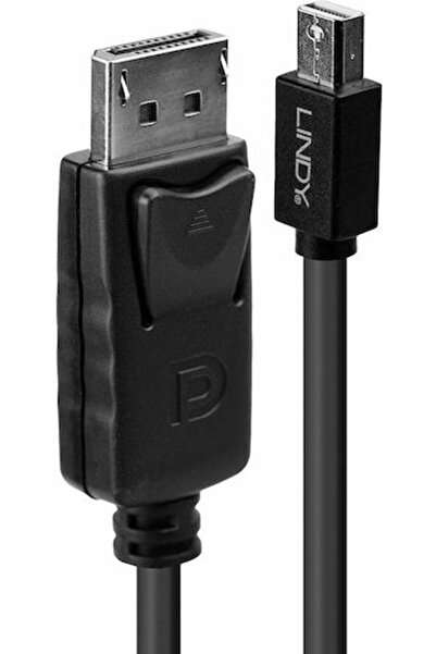 LİNDY Καλώδιο DisplayPort αρσενικό - mini DisplayPort αρσενικό Μαύρο (41646)