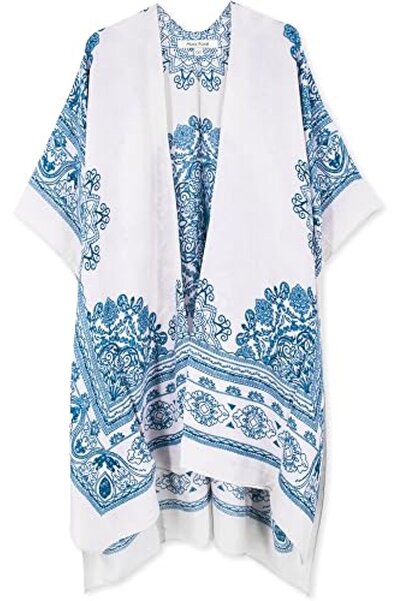Moss Rose Women's Beach Cover up Swimsuit Kimono Cardigan with Bohemian Flora...