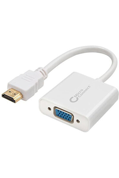 MicroConnect Μετατροπέας HDMI / VGA αρσενικό σε HDMI / VGA θηλυκό Λευκό 1 τεμ...