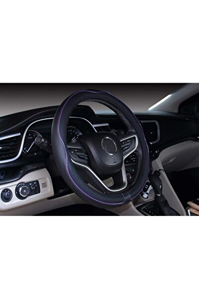 Mayco Bell Microfiber Leather Car Medium Steering Wheel Cover (14.5''-15'',Bl...