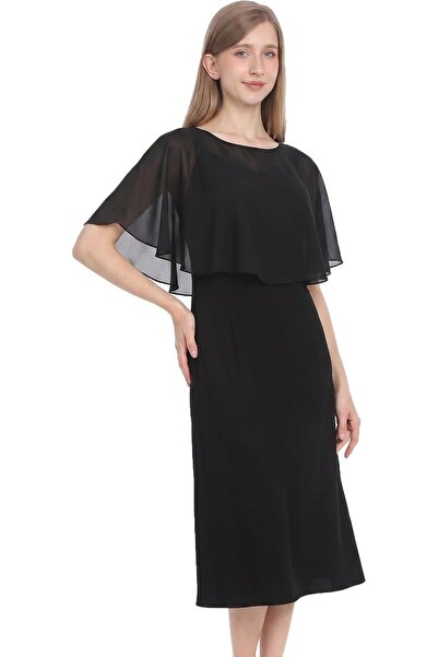 GENERAL Baoqiya Capelets for Women Shawls and Wraps Soft Chiffon Cape For Wed...