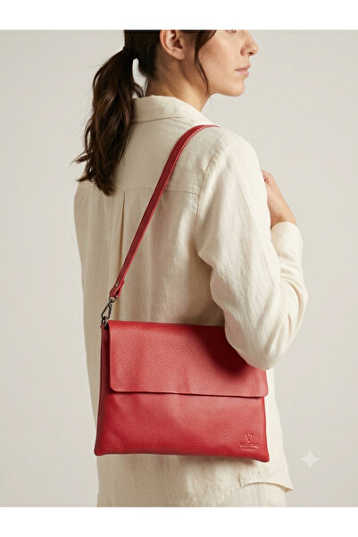 valentina victoria Valvic Genuine Leather Long Handle File Bag.