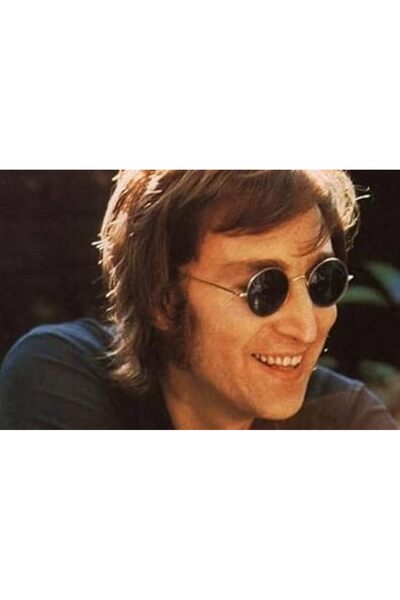 FEISEDY John Lennon Retro Round Polarized Sunglasses Women Men Spring Hinge M...
