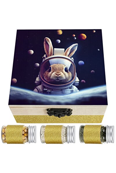 LoreBebe Set Cadou Prima Baita cu Nasii LoreBebe, Cutie lemn cu 10 ingredient...