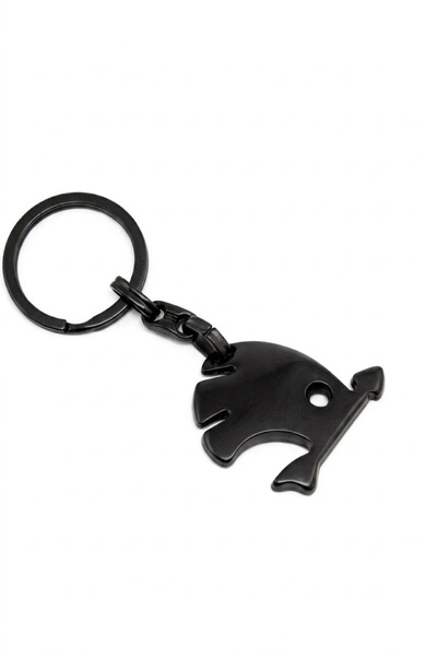 GARDENAUTO Skoda 3D Metal Car Keychain - Black Coated Auto Keychain