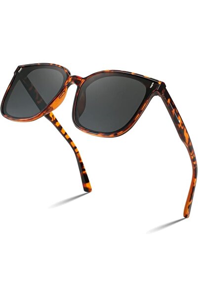 FEISEDY Women Oversized Vintage Polarized Sunglasses Square Trendy Classic Si...