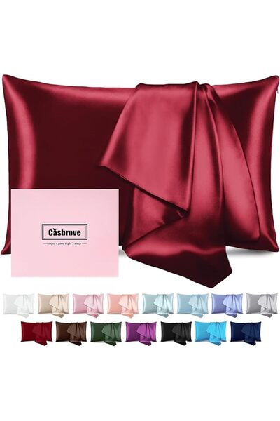GENERAL Silk Pillowcase for Hair and Skin Mulberry Silk Pillowcase Soft Breat...