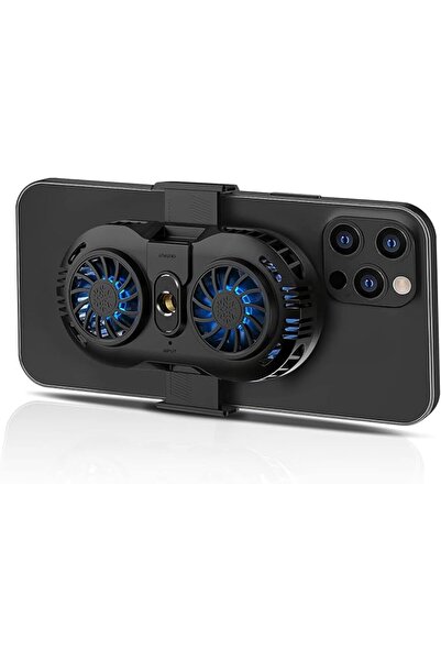 Senbos Phone Cooler Fan Game Pad Holder Radiator with Dual Semiconductor Cool...