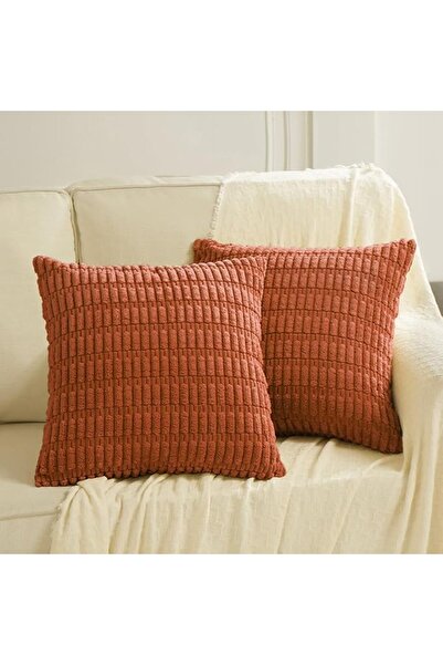 Fancy Homi 2 Packs Dusty Blue Decorative Throw Pillow Covers 18x18 Inch for L...