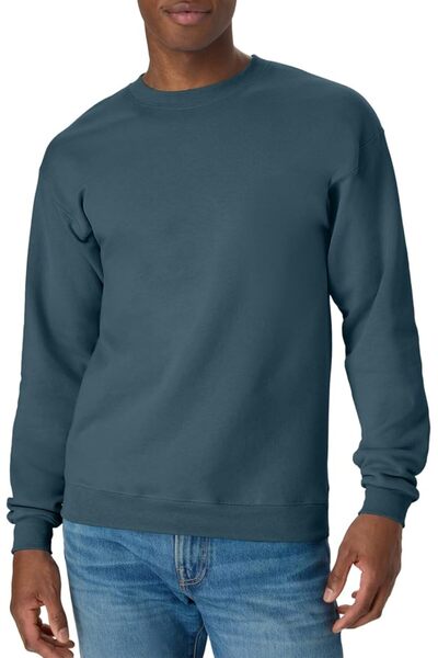 HANES Men's Ecosmart Fleece Sweatshirt, Cotton-blend Pullover, Crewneck Sweat...