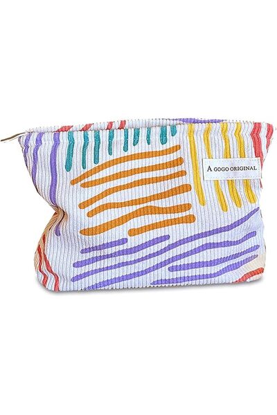 STARDW Flower Cosmetic Bags Makeup Bags for Women and Girls,Travel Makeup Bag...