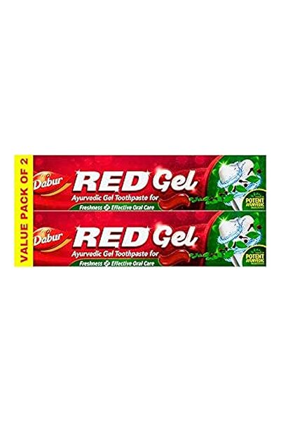 Dabur Red Gel Ayurvedic Toothpaste Value Pack