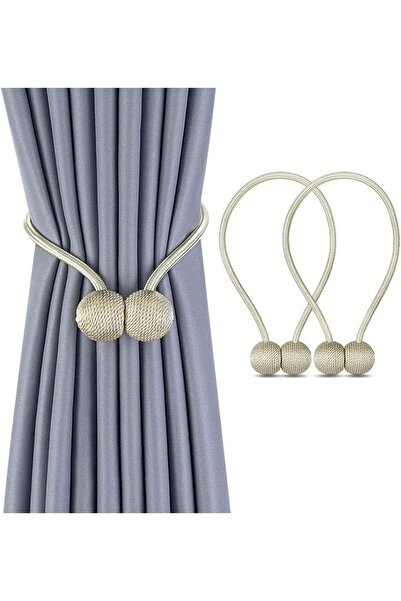 SKY TOUCH 1 Pair Magnetic Curtain Tiebacks Magnetic Curtain Straps Strong Mag...