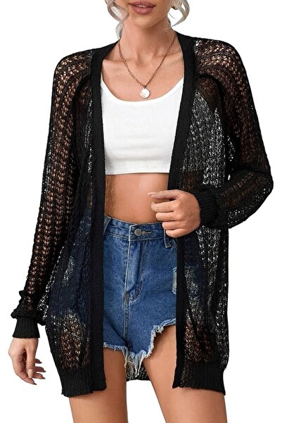 GENERAL XuBa Women's Summer, Light Thin Crochet Long Sleeve Beach Cardigan Co...