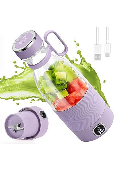 MIAOKe Portable Blender, 350ml with Led Display Usb Rechargeable, 3000mAh | M...