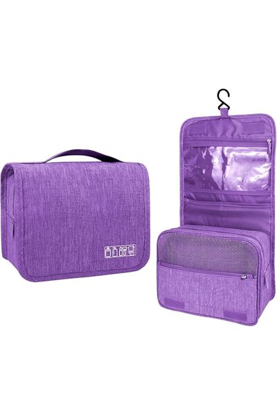 Lcsmaokin Large Capacity Toiletry Bag Travel Bag with Hanging Hook for Men an...