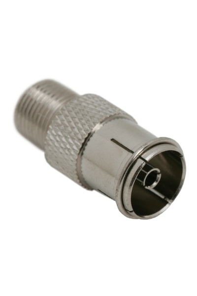 Alista Home Coaxial F Female, TV Female Adapter, Metal Antenna Converter