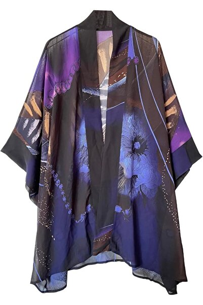 GENERAL Women Bohemian Chiffon Kimono Cardigan Beach Cover Up Bikini Shawl Bl...