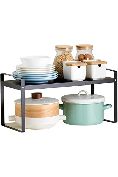 U-HOOME U HOOME Extendable Kitchen Cabinet Shelf Organizers,Microwave Oven Ra...