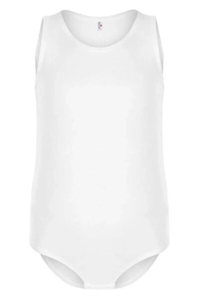 Mariposa Secret Girl's Wide Strap Snap-On Bodysuit 2538