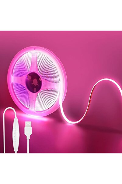 GENERAL 5V USB COB LED Strip Lights with Dimmable Switch,9.84FT/3M,Warm White...