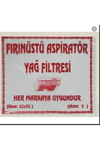 Ürkmez Ticaret Филтър за мазнини от влакна за горен аспиратор на печка, компл...