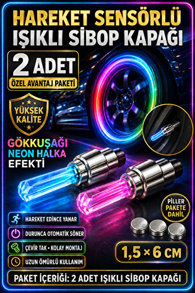 Uzay Shop 2 Adet Pembe Mavi LED Işıklı Sibop Kapağı Hareket ve Gece Sensörlü ...