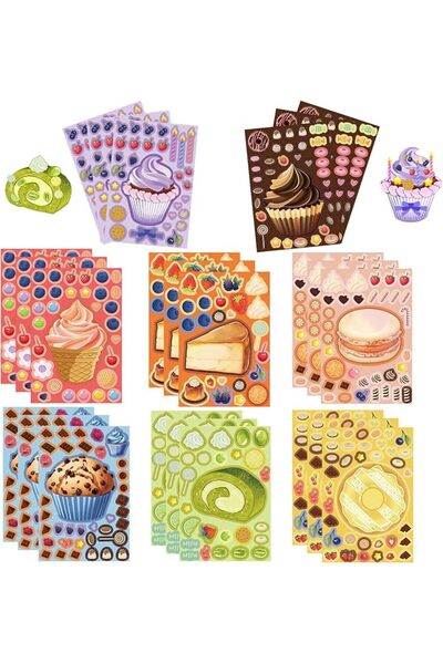 Generic 24 Sheets Car Stickers for Your Kids Make Your Own Stickers Car Theme...