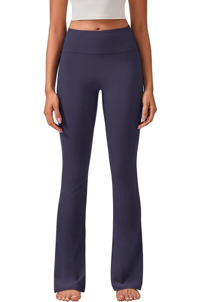 GENERAL PINSPARK Flare Yoga Pants for Women Elastic High Waisted Bootleg Pant...