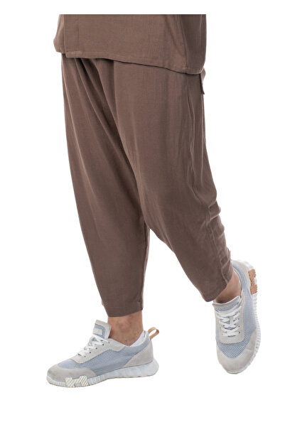 TWIN BLACK Παντελόνι 03-125F – Brown - xl