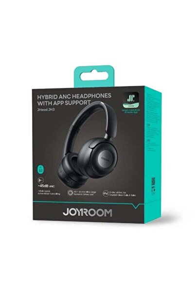 Joyroom JHead Series JR-JH3 Hybrid Active Noise Reduction Bluetooth Earphone (Black)