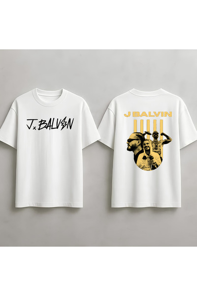 MAGORS J Balwin Printed Unisex Oversize Cut 100% Cotton Crew Neck T-Shirt
