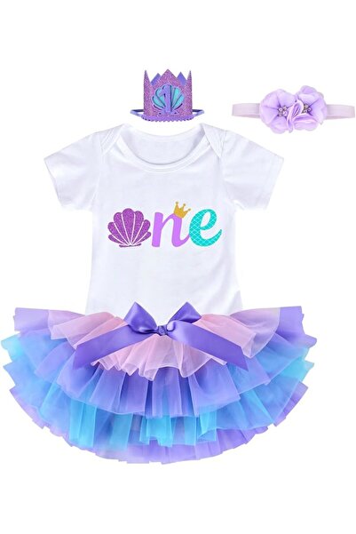 GENERAL Baby Girl First Birthday Outfit,Floral Lace Romper Set,Boho 1st Birth...