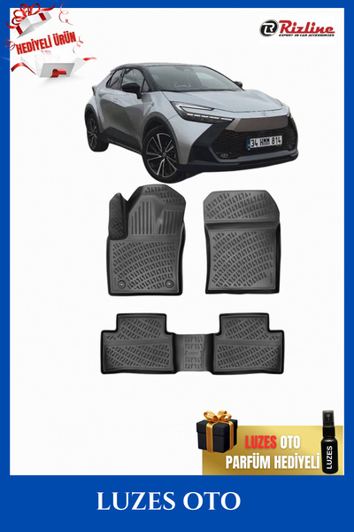 Rizline Toyota C-HR 3D Havuzlu Paspas 2026 Model Uyumlu