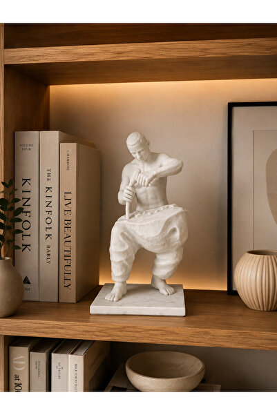Mira Lamour Atelier Mermer Görünümlü 3D Heykel Biblo | Dekoratif Usta Figürü ...