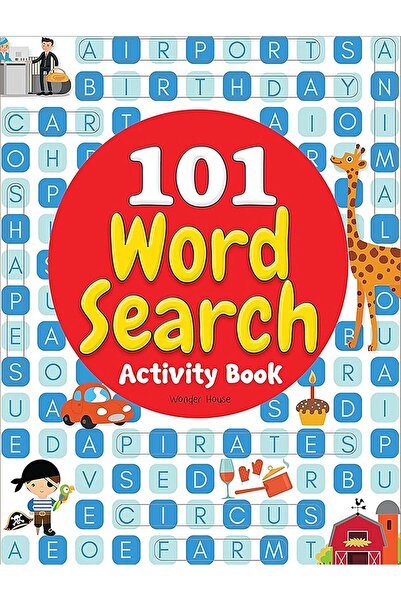 Wonder House Books 101 Word Search Activity Book: Large Grid Word Search Puzz...