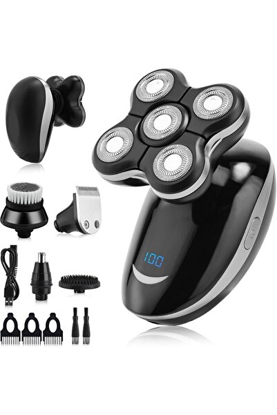 GENERAL Electric Head Shaver 5-in-1 for Bald Men - IPX7 Waterproof - Head and...