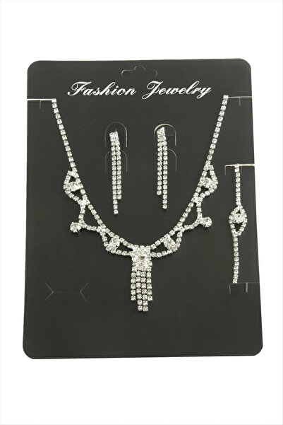 SORA GROUP Square Stone Set Necklace
