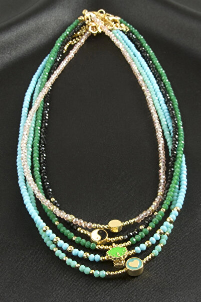 SORA GROUP Mixed Crystal Necklace 1 Piece