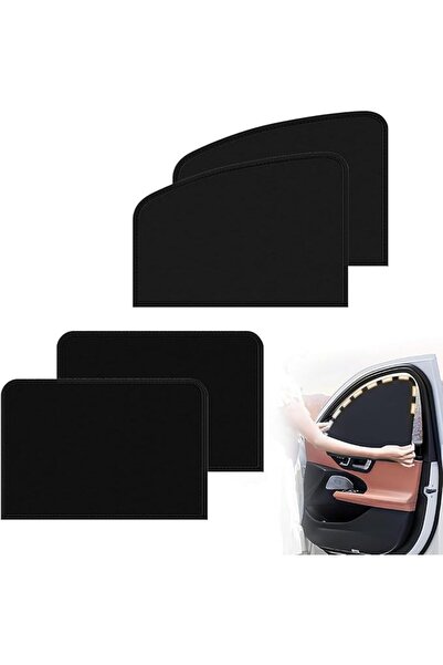 ToolHouse 4 Pack Magnetic Car Window Sun Shade, Blackout Sunshades, UV Protec...