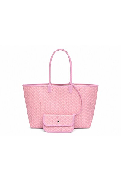Generic Brand Classic Raspberry Bag with "Yol" Pattern