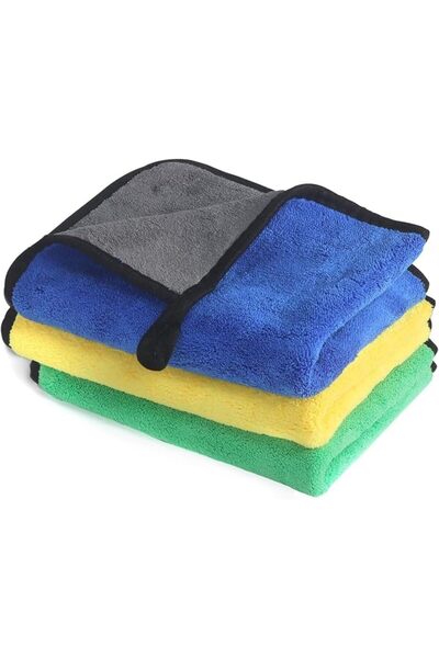 GENERAL Microfiber Cleaning Cloth for Car,800GSM Thick Micro Fiber Towel Dish...